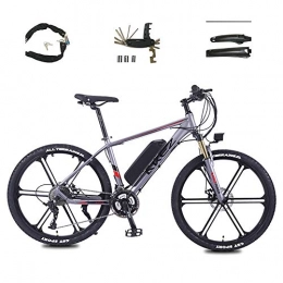 SICONG Bike Electric Mountain Bike, 26'' Electric Cross-Country Bike, With Removable 36V 13Ah Lithium-Ion Battery, 27 Speed Shifter For Men, Women, Outdoor Sports