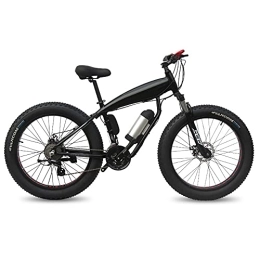 TGHY Electric Mountain Bike Electric Mountain Bike 26" Fat Tire E-Bike 250W Motor 25 kph 7-Speed Full Suspension Removable 36V 10Ah Lithium Battery Dual Disc Brake Electric Bicycle for Beach Cruiser