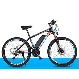 KT Mall Electric Mountain Bike Electric Mountain Bike 26-Inch with Removable 36V 8Ah Lithium-Ion Battery Three Working Modes Load Capacity 200 Kg, black blue