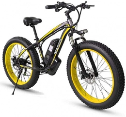 Clothes Electric Mountain Bike Electric Mountain Bike, 26Inch Fat Tire E-Bike Electric Bicycles for Adults, 500W Aluminum Alloy All Terrain E-Bike Removable 48V / 15Ah Lithium-Ion Battery Mountain Bike for Outdoor Travel Commute , Bic