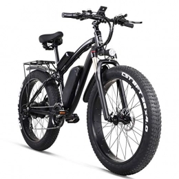 Amantiy Electric Mountain Bike Electric Mountain Bike, Electric Bike 1000W Electric Fat Bike Beach Bike Cruiser Electric Bicycle 48V17ah E-Bike Mountain Bike 26" X 4.0 Fat Tire Suitable for Various Roads Safe And Waterproof Electri