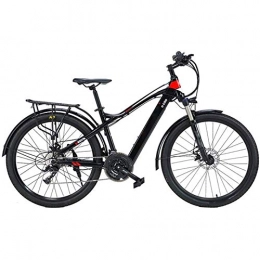 Amantiy Electric Mountain Bike Electric Mountain Bike, Mountain Bike 21 Speed E Bike 27.5 Inches Fashion Aluminum Alloy Light Hybrid Bike Low Energy Consumption Double Disc Brake Electric Bikes Stable Performance Damping MTB Electr