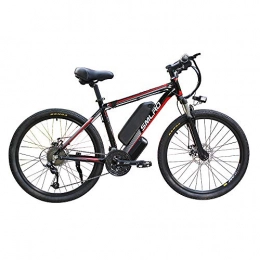 Tanamy Electric Mountain Bike Electric Mountain Bikes, City Commuter All Terrain 26Inch 350W Ebike with 48V 13AH Removable Lithium-Ion Battery for Outdoor Cycling Travel Work Adults Men Women