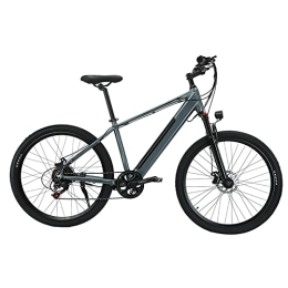 ALFUSA Electric Mountain Bike Electric Mountain Bikes, Variable Speed Mopeds, 26-inch Commuter Electric Bicycles, Electric Assist Bicycles (gray 8A)