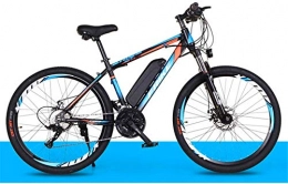 WJSWD Electric Mountain Bike Electric Snow Bike, Electric Mountain Bike 26-Inch with Removable 36V 8Ah Lithium-Ion Battery Three Working Modes Load Capacity 200 Kg Lithium Battery Beach Cruiser for Adults ( Color : Black Blue )