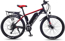 WJSWD Electric Mountain Bike Electric Snow Bike, Electric Mountain Bike, 35V350w Motor, 13AH Lithium Battery Assisted Endurance 70-90Km, LEC Display / LED Headlights, Adult Male and Female Electric Bicycles Lithium Battery Beach Cr