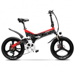 Extrbici Electric Mountain Bike Extrbici G650 Electric Bike Ebike Mens Mountain Bicycle 7 Speed 48V 500W Brushless Motor 10.4AH / 12.8AH Li-Battery Bike Pedals Full Suspension and Disc Brakes (Red 10.4A)