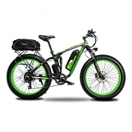 Extrbici Electric Mountain Bike Extrbici XF800 BAFANG 750W 48V High Speed Motor Electric Mountain Bike Full Shock Absorber With Bicycle Bag And Rear Shel (green with bag)