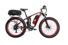 Extrbici Electric Mountain Bike Extrbici XF800 BAFANG 750W 48V High Speed Motor Electric Mountain Bike Full Shock Absorber With Bicycle Bag And Rear Shel (red with bag)