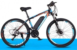 Fangfang Bike Fangfang Electric Bikes, Mountain Ebike for Adults, Magnesium Alloy Electric Bike 250W 36V 10Ah Removable Lithium-Ion Battery Ebike Bicycle for Men Women, E-Bike (Color : Blue)