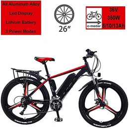 Fangfang Electric Mountain Bike Fangfang Electric Powerful Bicycle 26 Inch Electric Bicycle, Removable Lithium-Ion Battery 350W Electric Bike for Adults E-Bike 21 Speed Gear And Three Working Modes Electric Mountain Bike