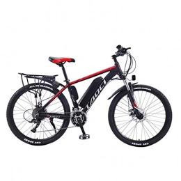 FFF-HAT Electric Mountain Bike FFF-HAT Adult Bicycle 26 Inch Dual Disc Brake Mountain Off-road Variable Speed Electric Bicycle City Bicycle Travel Commuter Bicycle Overlapping Strip Wheel 27 Speed 8AH / 10AH / 13AH