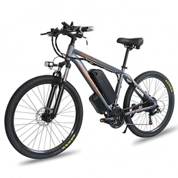 Folding E-Bike Electric Bike for adults men with 26inch Fat Tire,Removable 48V 13AH Lithium-Ion Battery Electric Commuter Bike Max Speed 45 km/h,Shimano 21 Speeds Grey