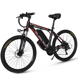 FXMJ Bike FXMJ Mens Mountain Electric Bike, Electric Bicycle 48V 350W 10 / 15Ah Lithium Battery Alloy Aluminum Lightweight E-Bikes, 3 Working Modes, 27 Speed Gear, 15AH