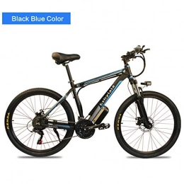 FYJK Electric Mountain Bike FYJK Electric Mountain Bike with Removable Large Capacity Lithium-Ion Battery, blackblue36V350W10AH