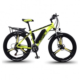 FZYE Electric Mountain Bike FZYE 26 inch Electric Bikes mountain Bicycle, 30 speed magnesium alloy onepiece Bike 36V lithium battery Sports Outdoor Cycling Adult, Yellow