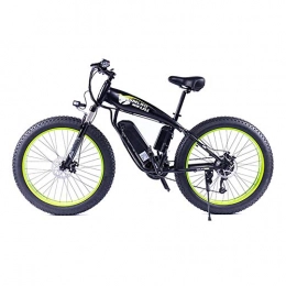 FZYE Electric Mountain Bike FZYE 26 inch Electric Snowfield Bikes, 48V / 13A Fat tire Off-road Bicycle absorber Cycling Bike Outdoor, Green