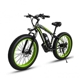 GASLIKE Bike GASLIKE Adult 26 Inch Electric Mountain Bike, 48V Lithium Battery Aluminum Alloy 18.5 Inch Frame 27 Speed Electric Snow Bicycle, With LCD Display, D, 15AH
