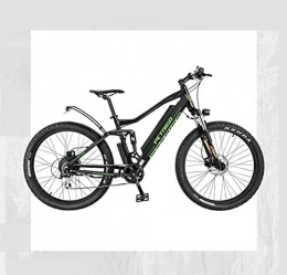 GASLIKE Electric Mountain Bike GASLIKE Adult 27.5 Inch Electric Mountain Bike, All-terrain Suspension Aluminum alloy Electric Bicycle 7 Speed, With Multifunction LCD Display, A, 70KM