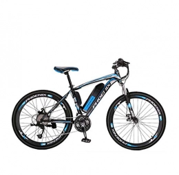 GASLIKE Electric Mountain Bike GASLIKE Adult Mountain Electric Bikes, 36V Lithium Battery High-Strength High-Carbon Steel Frame Offroad Electric Bicycle, 27 speed, B, 13.6AH