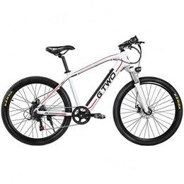 GJNWRQCY Electric Mountain Bike GJNWRQCY 27.5 Inch Electric Bicycle 350W Mountain Bike 48V 9.6Ah Removable Lithium Battery 5 PAS Front & Rear Disc Brake 27 speed derailleur