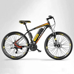 GQQ Bike GQQ Variable Speed Bicycle, Adult Mountain Electric Bike Men, 27 Speed Offroad Electric Bicycle, 250W Electric Bikes, 36V Lithium Battery, A, 10Ah, a, 10Ah