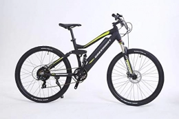 GREENWAY ELECTRIC MOUNTAIN BIKE, FULL SUPENSION, ALLOY FRAME