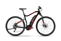 HAIBIKE Electric Mountain Bike HAIBIKE Sduro Cross 2.0 Trekking Pedelec E-Bike Bicycle Black / Red 2019, XL