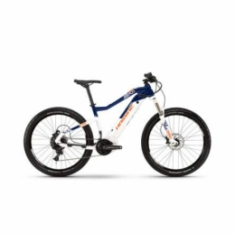 HAIBIKE Electric Mountain Bike HAIBIKE Sduro HardSeven 5.0 Yamaha Electric Bike 2019, Blue / White / Orange, XL / 52 cm