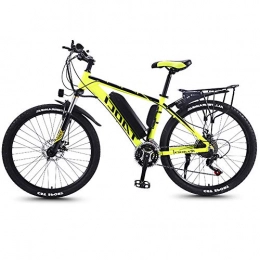 HAOYF Electric Mountain Bike HAOYF 26" Electric Bike, 350W Motor Shimano 21 Speed Adult Electric Mountain Bike with Removable 36V 8AH Lithium-Ion Battery, Lockable Suspension Fork, Green, Spoke Wheel