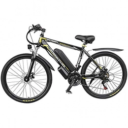 HAOYF Bike HAOYF 26 Inch 48V Mountain Electric Bikes for Adult, 350W Cruise Control Urban Commuting Electric Bicycle Removable Lithium Battery, 27-Speed Gear Shifts, 10AH