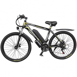 HAOYF Electric Mountain Bike HAOYF 26 Inch 48V Mountain Electric Bikes for Adult, 350W Cruise Control Urban Commuting Electric Bicycle Removable Lithium Battery, 27-Speed Gear Shifts, 17AH