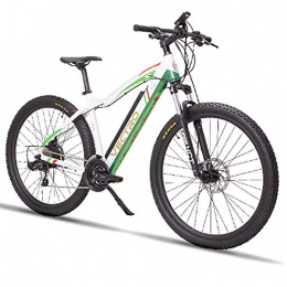 HAOYF Electric Mountain Bike HAOYF Electric Bike Electric Mountain Bike, 350W 29 Inch Electric Bicycle, Adults Ebike with Removable 13Ah Battery, Professional 3 * 7 Speed Gears, White