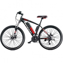 HAOYF Electric Mountain Bike HAOYF Electric Bikes for Adult, 26" 36V 250W 8 / 10Ah Removable Lithium-Ion Battery Aluminum Alloy All Terrain E-Bikes Bicycles, Mountain E-Bike for Mens, Black, 90KM