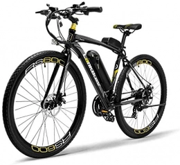 HCMNME Electric Mountain Bike HCMNME durable bicycle Adult 26 Inch Electric Mountain Bike, 300W36V Removable Lithium Battery Electric Bicycle, 21 Speed, With LCD Display Instrument Alloy frame with Disc Brakes