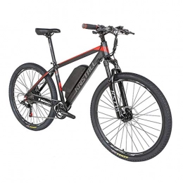 HECHEN Bike HECHEN Electric Bike 17 X 29in Mountain Bike Full Suspension 250W 36V 8 Speeds Bicycle with Power Off Anti-Slip Mechanical Disc Brake and Smart Bike Computer