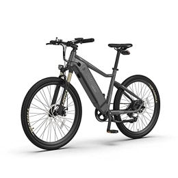 HIMO Electric Mountain Bike HIMO C26 Electric Bicycle, 48V / 10Ah Removable Lithium-Ion Batteries, 26" Electric Bikes with 250W Motor, Dual Disc Brakes, Professional Shimano 7 Speed Gears, CE Certified (Gray)