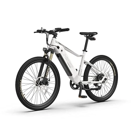 HIMO Bike HIMO C26 Electric Bicycle, 48V / 10Ah Removable Lithium-Ion Batteries, 26" Electric Bikes with 250W Motor, Dual Disc Brakes, Professional Shimano 7 Speed Gears, CE Certified (White)