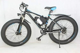 Hitpro Electric Mountain Bike Hitpro Electric Bicycle Men's E-bike Fat Snow Bike 36V Li-Batteries Tyres: 26" x 4" (black and blue)
