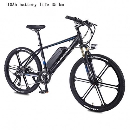 HJCC Electric Mountain Bike HJCC Electric Bicycle Mountain Bike, 10AH, 36V Lithium-Ion Battery, 26 Inches, Adult Variable Speed Power-Assisted Bicycle