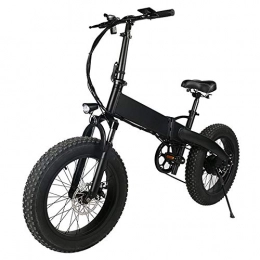 HJHJ Bike HJHJ Folding electric bicycle adult hybrid scooter (48V10AH) 20 inch city motorcycle road bike with lighting mechanical shock absorber front fork / front and rear mechanical disc brakes