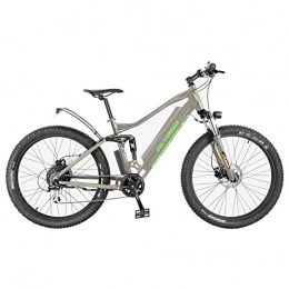 HLeoz Electric Mountain Bike HLeoz 27.5'' Electric Mountain Bike, Electric Bicycle for Adult 36V 10Ah / 14Ah Removable Lithium Battery Electric Bike 7 Speed for Sports Outdoor Cycling Travel Commuting, Gray
