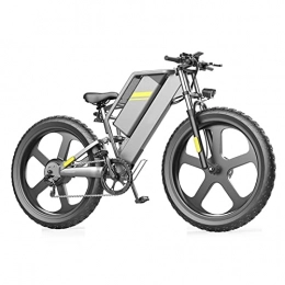HMEI Bike HMEI EBike 26 inch Fat Tire Electric Bicycle 48V*25Ah Lithium Battery 28MPH Beach Snow Mountain E-Bike 7 Speed Commute Ebike for Adults Female Male Aluminum Frame (Color : 1000W)