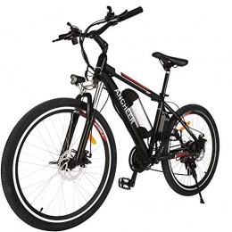 HOME-MJJ Electric Mountain Bike HOME-MJJ Electric Mountain Bike, 250W 26'' Electric Bicycle With Removable 36V 8Ah / 12.5Ah Lithium-Ion Battery for Adults 21 Speed Shifter