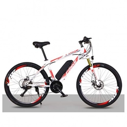 HUO FEI NIAO 26" Electric City Bike, Removable 8/10Ah Lithium-ion Battery Pack Integrated(36V 8AH 250W), 21/27 Speed Gear And Three Working Modes (Size : 21-speed)