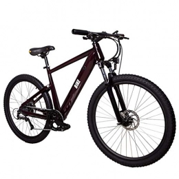HY-WWK Bike HY-WWK Adult Commute Electric Bike, Hide Removable Battery 27.5 inch Mountain E-Bike with Full Suspension 6 Speed Dual Disc Brake