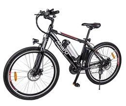 Irypulse Electric Mountain Bike Irypulse Men Electric Bike 26” Adult Mountain Bike Urban E-Bike Electric MTB Mountainbike 36V 10Ah With Removable Lithium Battery LCD Display Brakes Hydraulic(Black)