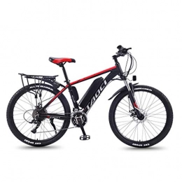 JUN Bike JUN 26-Inch Electric Bicycle, 350W Men's Mountain Bike 21-Speed Aluminum Alloy LEC LCD Snow Bicycle with Disc Brake And Suspension Fork (Removable Lithium Battery)