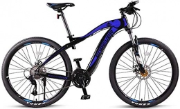 KKKLLL Electric Mountain Bike KKKLLL Mountain Bike Adult with Variable Speed Off-Road Double Shock Absorption Men and Women Racing City Riding 27 Speed 27.5 Inches