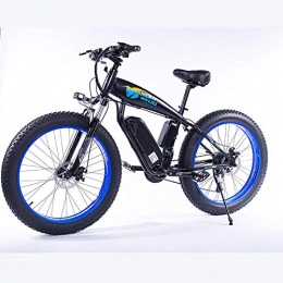 Knewss Bike Knewss 26 inch beach electric motorcycle 48V10AH350W lithium battery snowmobile electric mountain bike folding electric bicycle-48V10AH350W red